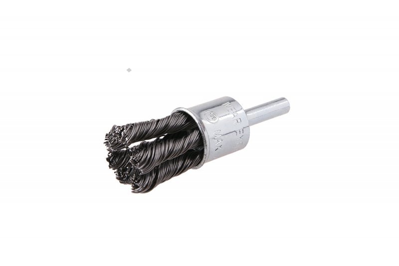Kartáč koncový copánkový 22mm / 0,5mm - stopka 6mm FESTA PROFIT Sklad16 FT-22022