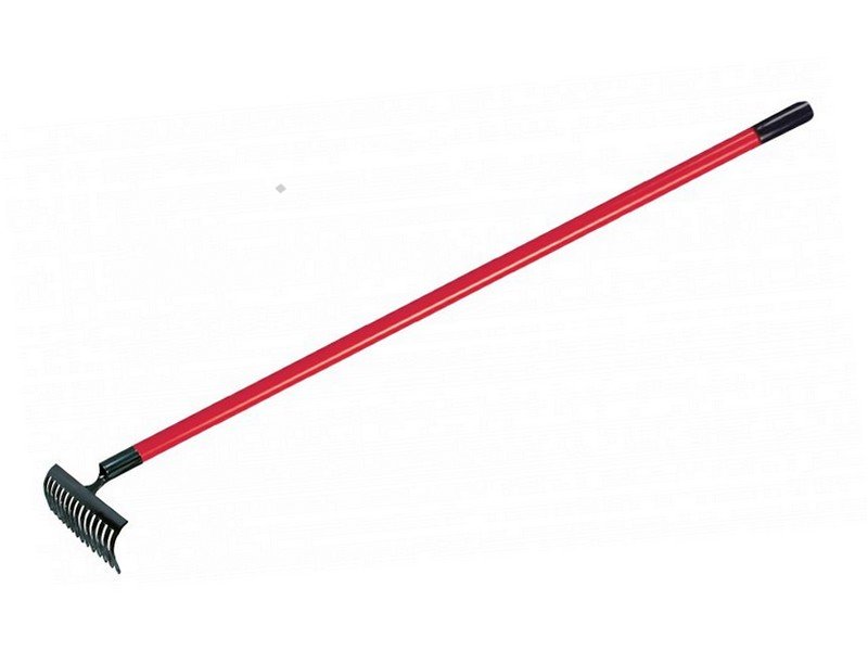 Hrábě kovové 340mm 14z fiberglass násada 1600mm FESTA PROFIT Sklad16 FT-61034
