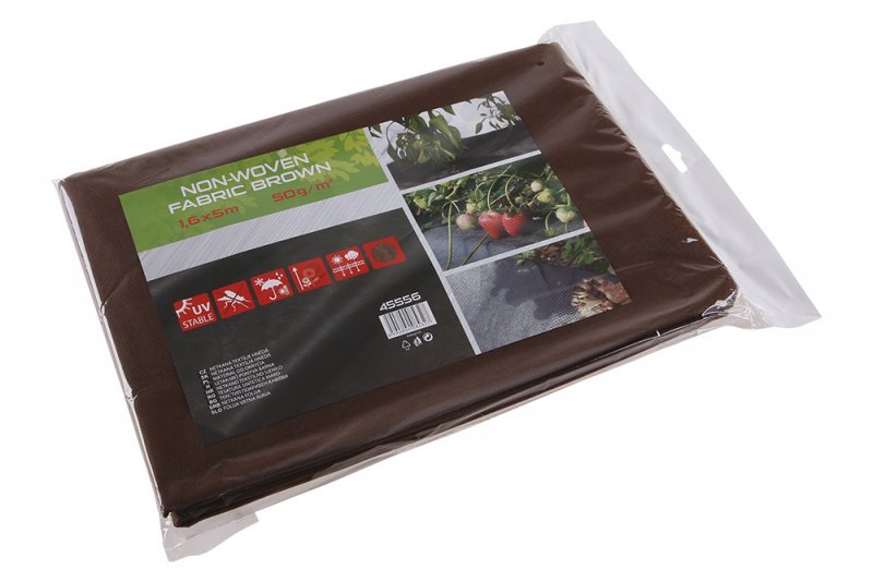 Textílie netkaná 1600mm x 5m hnědá 50g/m2 PROFIT Sklad16 LO-45556