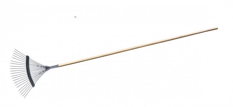 Hrábě kovové drátěné 450mm dřevěná násada 1600mm PROFIT Sklad16 LO-61131